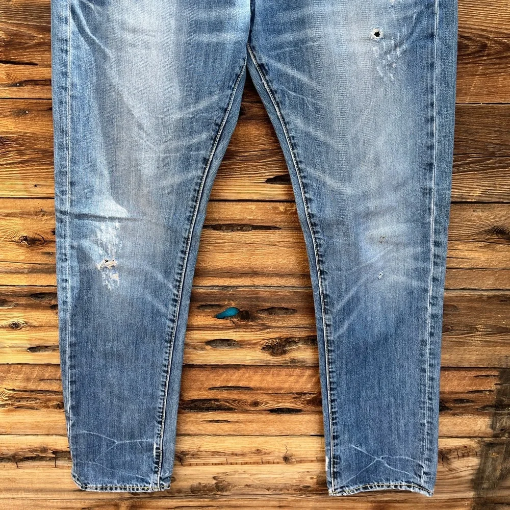 Ed Hardy Light Blue Straight Leg Jeans - Picture 4 of 8